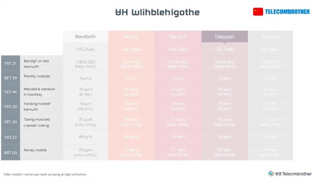 中國移動月費計劃比較 中國移動月費計劃比較